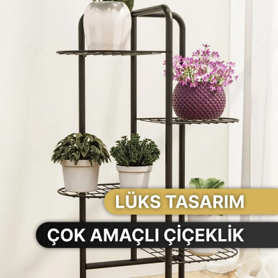 4 katlı çiçeklik